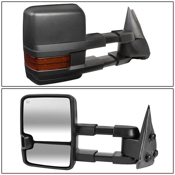 Powered Heated Towing Mirrors (Pair)<br>99-06 Chevy Silverado, GMC Sierra
