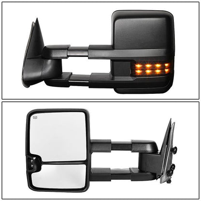 Powered Heated Towing Mirrors (Pair)<br>99-06 Chevy Silverado, GMC Sierra