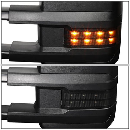 Powered Heated Towing Mirrors (Pair)<br>99-06 Chevy Silverado, GMC Sierra