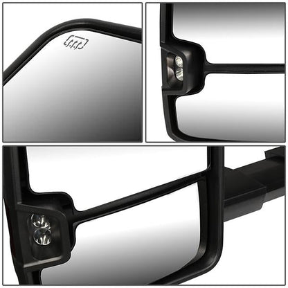 Powered Heated Towing Mirrors (Pair)<br>99-06 Chevy Silverado, GMC Sierra