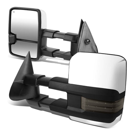 Chrome Powered Heated Towing Mirrors (Pair)<br>99-06 Chevy Silverado, GMC Sierra