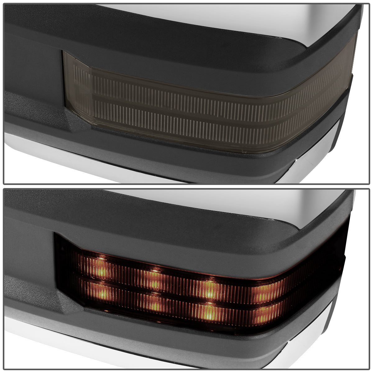 Chrome Powered Heated Towing Mirrors (Pair)<br>99-06 Chevy Silverado, GMC Sierra