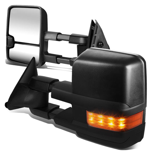 Manual Towing Mirrors (Pair)<br>88-98 Chevy GMC C/K 1500, 95-99 Tahoe
