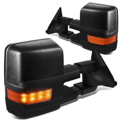 Manual Towing Mirrors (Pair)<br>88-98 Chevy GMC C/K 1500, 95-99 Tahoe