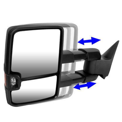 Powered Towing Mirrors (Pair)<br>88-98 Chevy GMC C/K 1500, 95-99 Tahoe