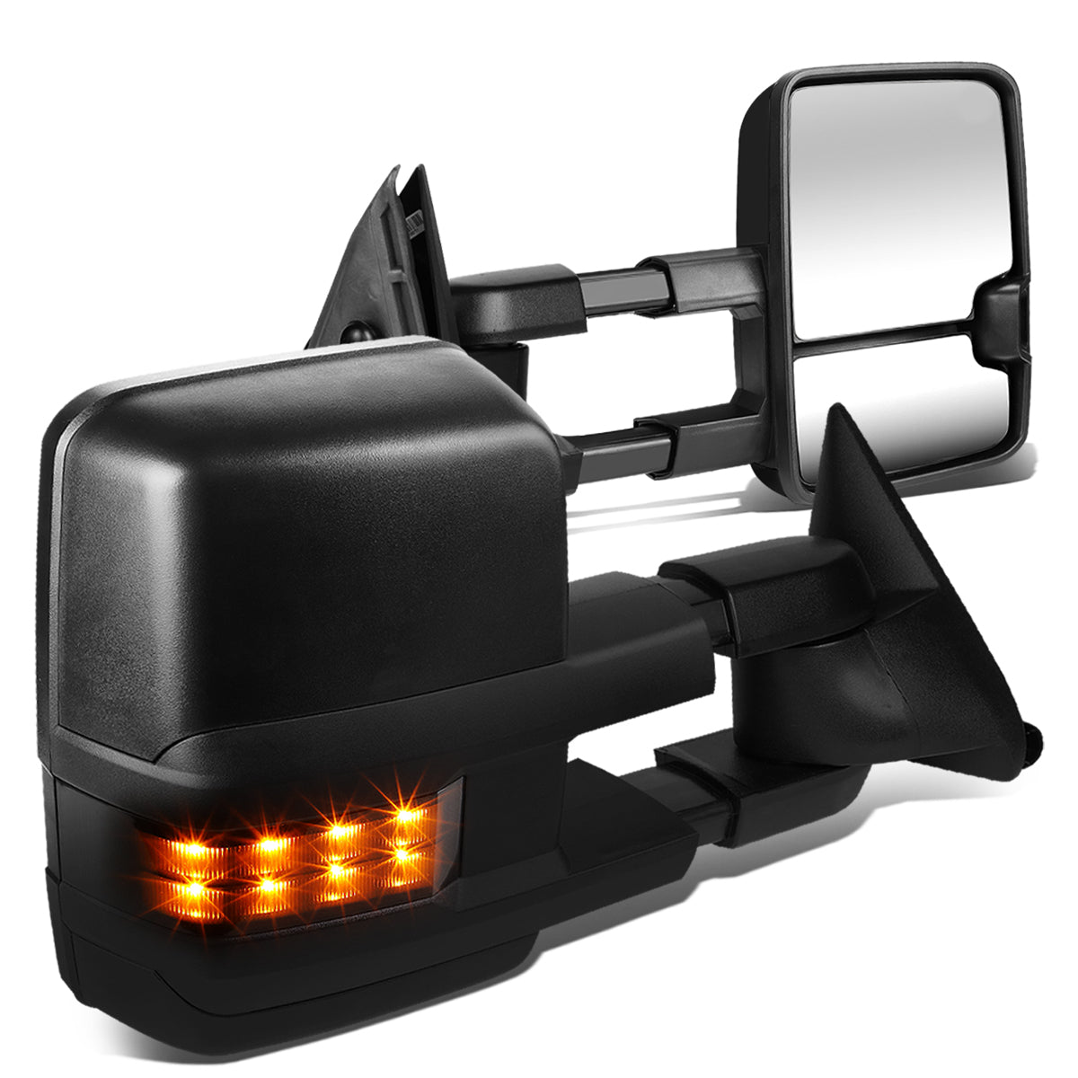 Manual Towing Mirrors (Pair)<br>88-98 Chevy GMC C/K 1500, 95-99 Tahoe