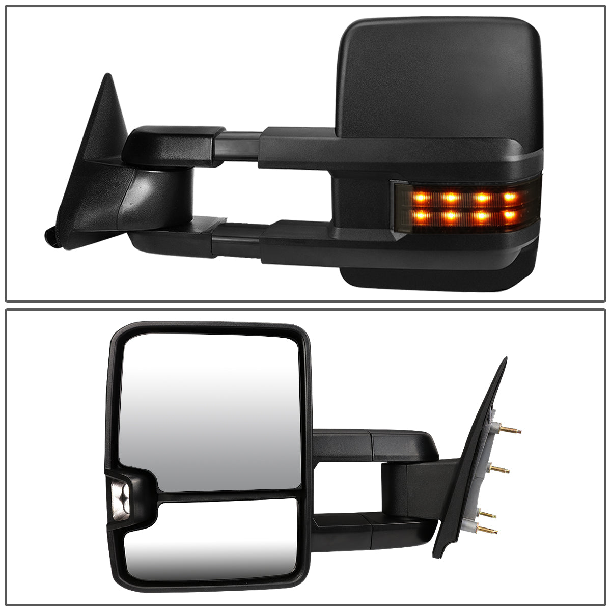 Manual Towing Mirrors (Pair)<br>88-98 Chevy GMC C/K 1500, 95-99 Tahoe