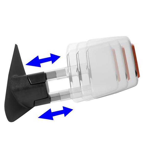 Powered Heated Towing Mirrors (Pair)<br>07-16 Toyota Tundra