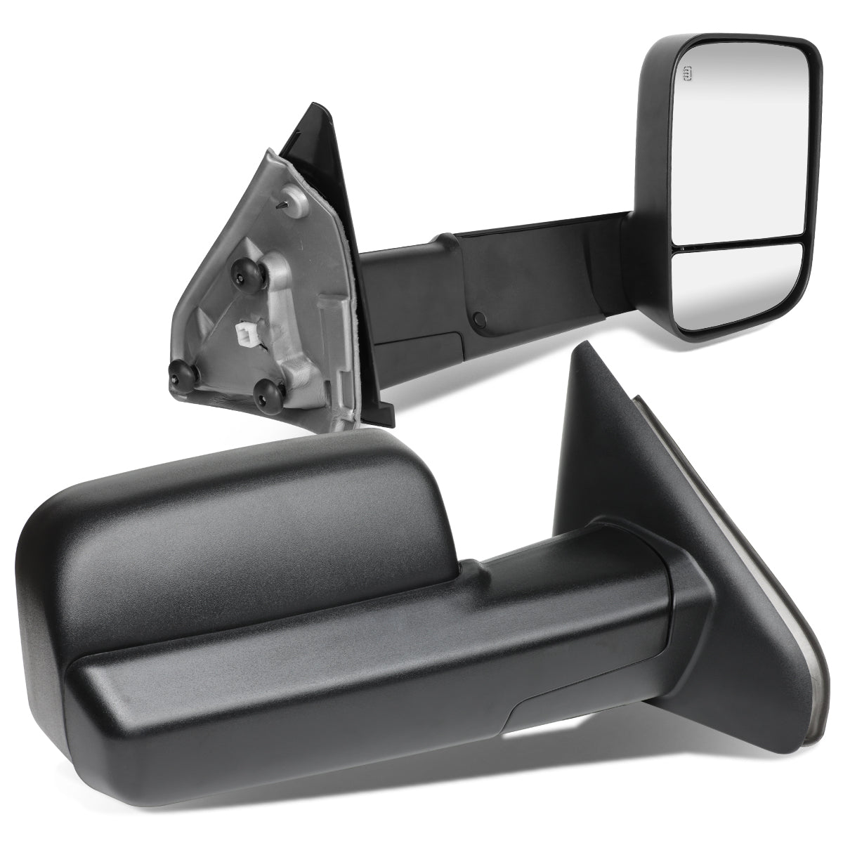 Powered Heated Towing Mirrors (Pair)<br>02-08 Dodge Ram 1500, 03-09 Ram 2500 3500