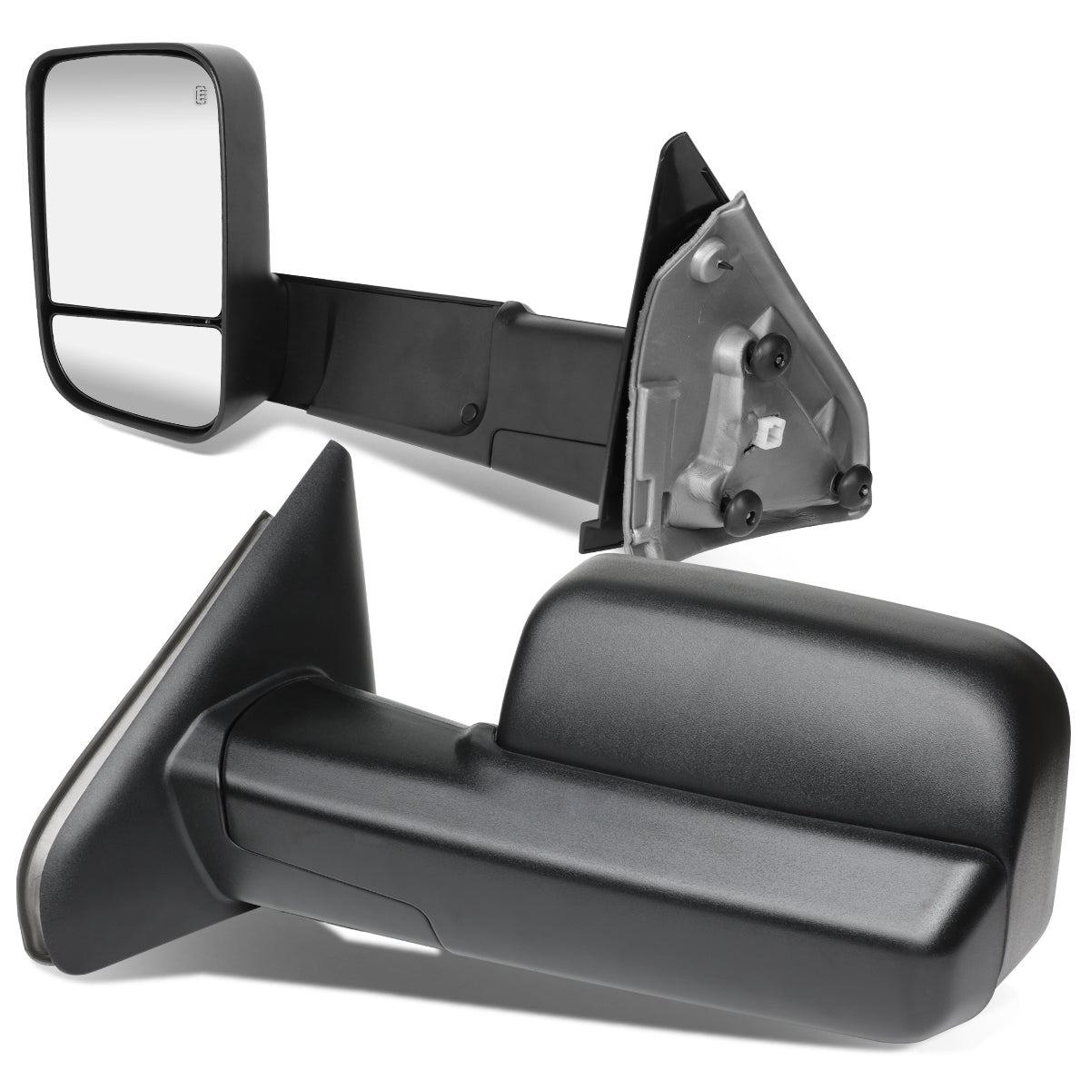 Powered Heated Towing Mirrors (Pair)<br>02-08 Dodge Ram 1500, 03-09 Ram 2500 3500