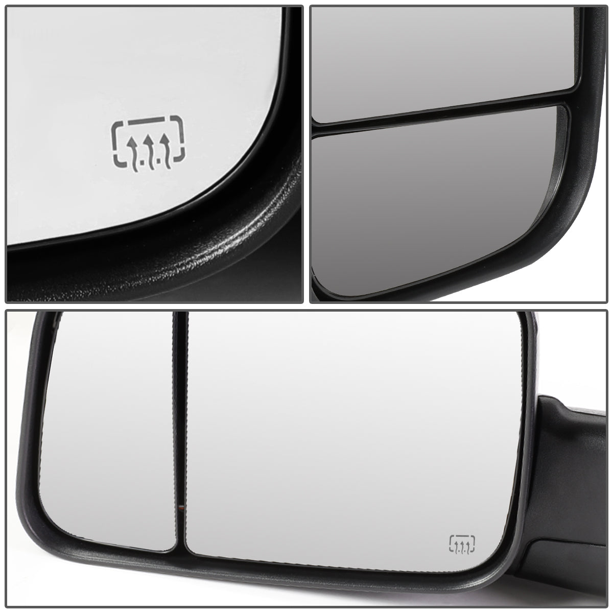 Powered Heated Towing Mirrors (Pair)<br>02-08 Dodge Ram 1500, 03-09 Ram 2500 3500