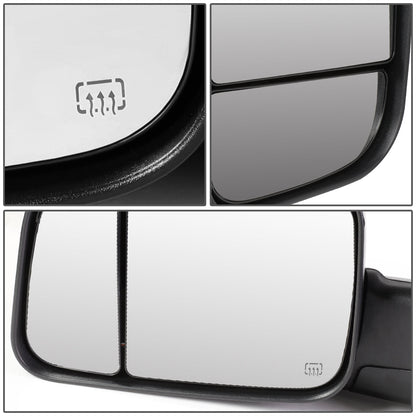 Powered Heated Towing Mirrors (Pair)<br>02-08 Dodge Ram 1500, 03-09 Ram 2500 3500