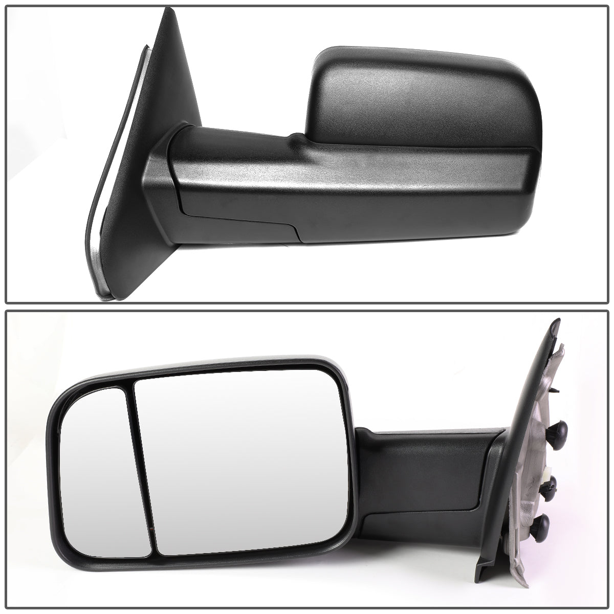 Manual Towing Mirrors (Pair)<br>02-08 Dodge Ram 1500, 03-09 Ram 2500 3500