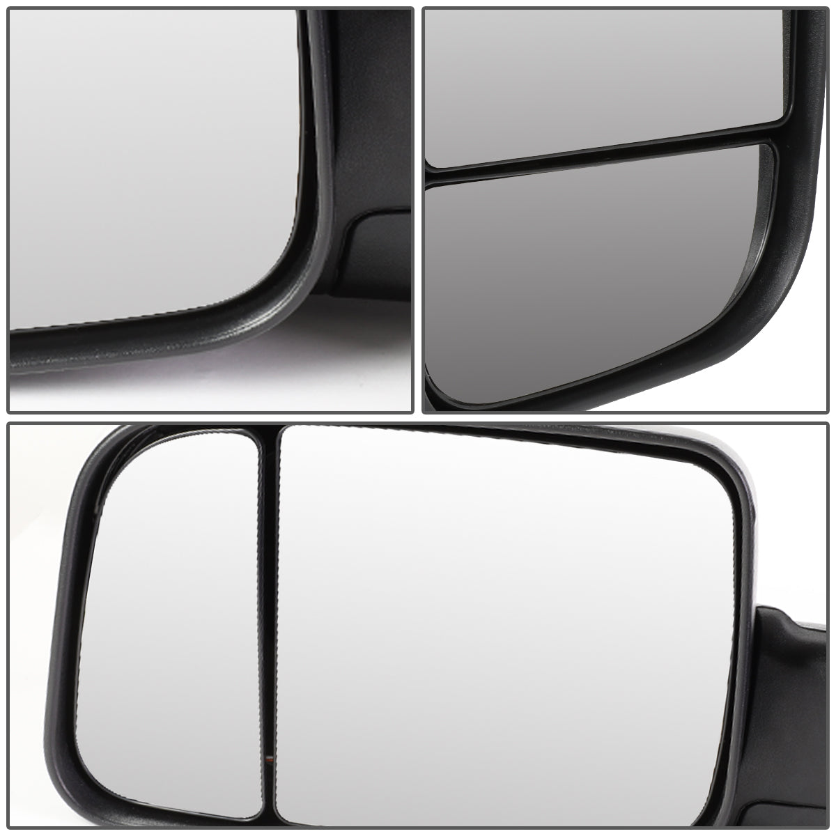 Manual Towing Mirrors (Pair)<br>02-08 Dodge Ram 1500, 03-09 Ram 2500 3500