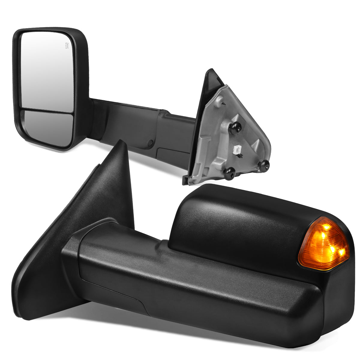 Powered Heated Towing Mirrors (Pair)<br>02-08 Dodge Ram 1500, 03-09 Ram 2500 3500