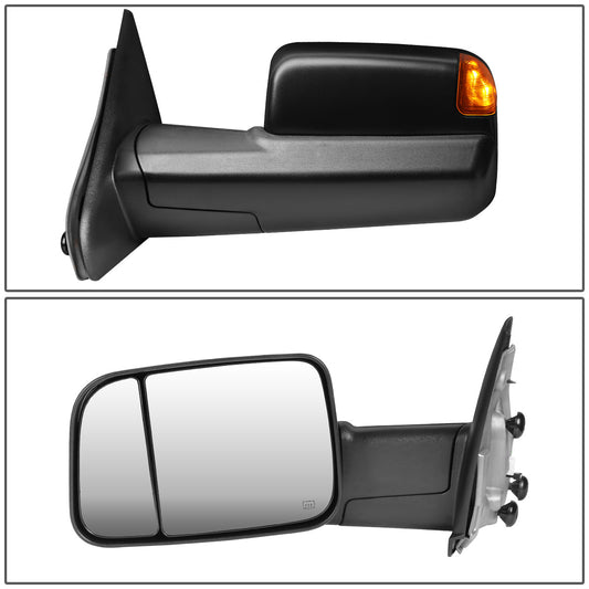 Powered Heated Towing Mirrors (Pair)<br>02-08 Dodge Ram 1500, 03-09 Ram 2500 3500