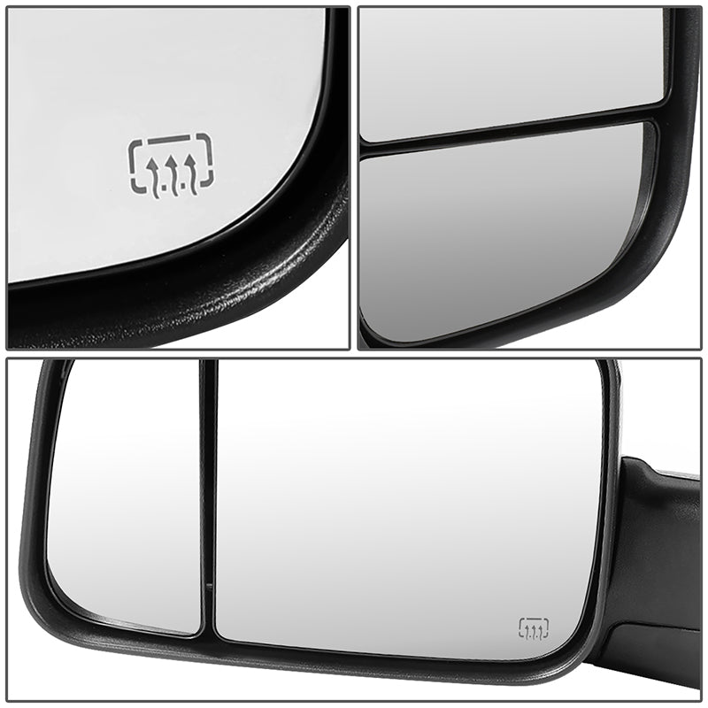 Powered Heated Towing Mirrors (Pair)<br>02-08 Dodge Ram 1500, 03-09 Ram 2500 3500
