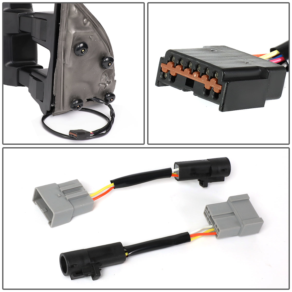 Powered Heated Towing Mirrors (Pair)<br>02-08 Dodge Ram 1500, 03-09 Ram 2500 3500
