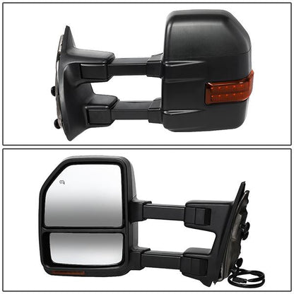 Powered Heated Towing Mirrors (Pair)<br>99-07 Ford F250-F550 Super Duty