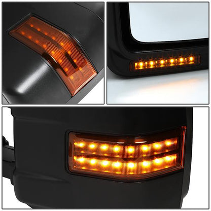 Powered Heated Towing Mirrors (Pair)<br>99-07 Ford F250-F550 Super Duty