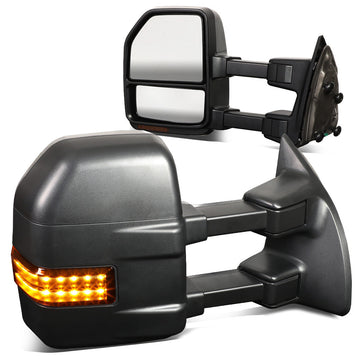 Manual Towing Mirrors (Pair)<br>08-16 Ford F250-F550 Super Duty