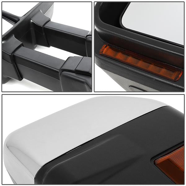 Manual Towing Mirrors (Pair)<br>08-16 Ford F250-F550 Super Duty