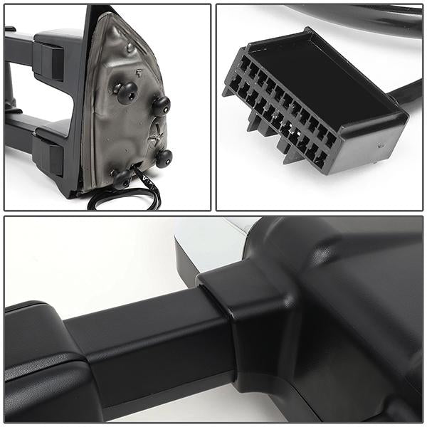 Manual Towing Mirrors (Pair)<br>08-16 Ford F250-F550 Super Duty