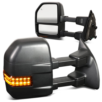 Powered Heated Towing Mirrors (Pair)<br>08-16 Ford F250-F550 Super Duty