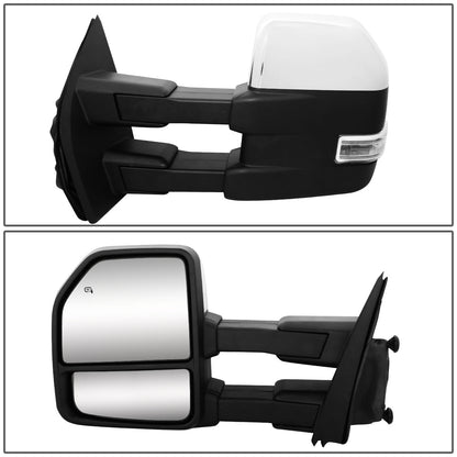 Chrome Powered Heated Towing Mirrors (Pair)<br>15-18 Ford F150