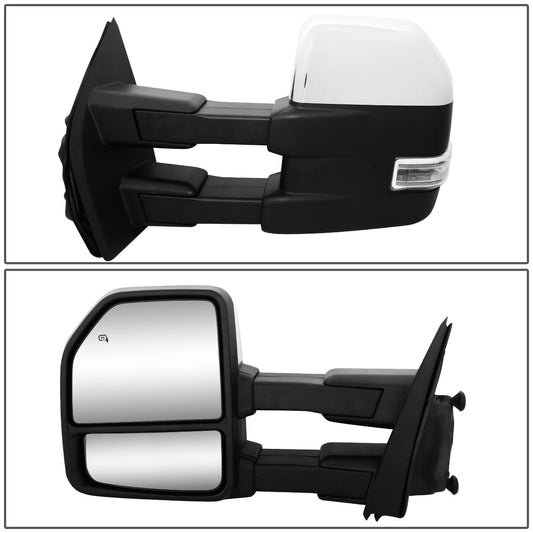 Chrome Powered Heated Towing Mirrors (Pair)<br>15-18 Ford F150