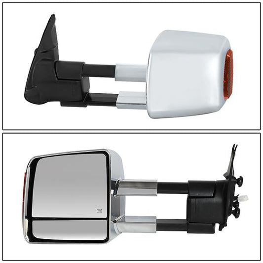 Chrome Powered Heated Towing Mirrors (Pair)<br>16-19 Toyota Tacoma