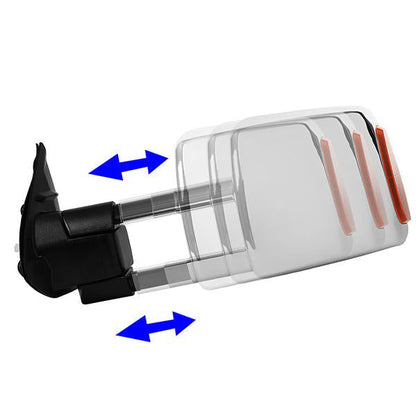 Chrome Powered Heated Towing Mirrors (Pair)<br>16-19 Toyota Tacoma