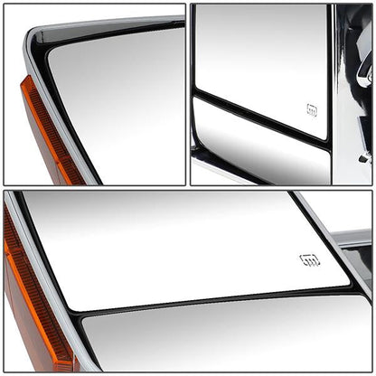 Chrome Powered Heated Towing Mirrors (Pair)<br>16-19 Toyota Tacoma