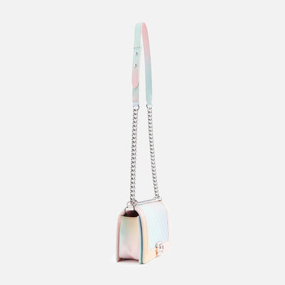 WGACA Chanel Caviar Rainbow Boy Bag - Multi