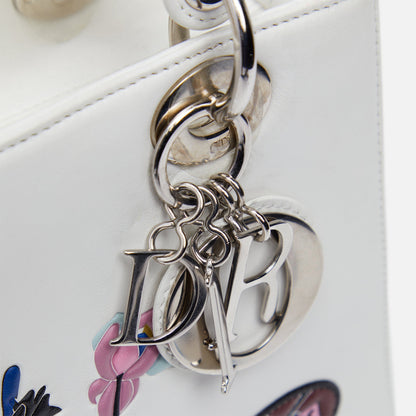 WGACA Dior Embossed Paradise Lady Dior M - White
