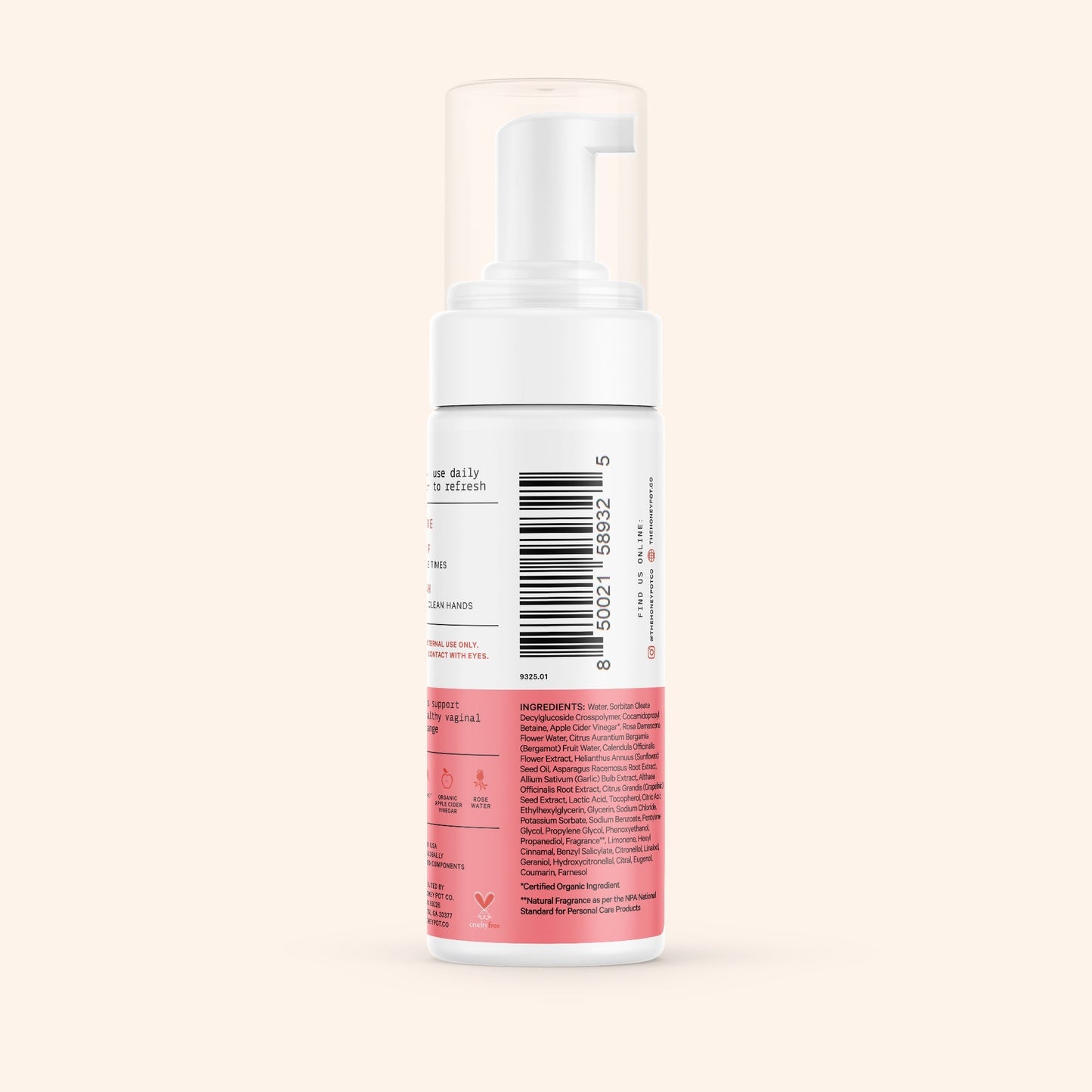 Bergamot Rose Foaming Wash
