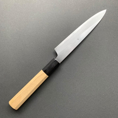 Petty Knife, Shirogami 2 with iron cladding, Kasumi finish, Kikuzuki Kasumi range - Sakai Kikumori