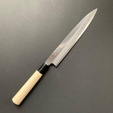 Yanagiba Knife, Shirogami 2 Carbon Steel, Iron Clad, Polished Finish - Ittetsu
