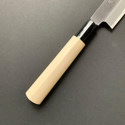 Yanagiba Knife, Shirogami 2 Carbon Steel, Iron Clad, Polished Finish - Ittetsu