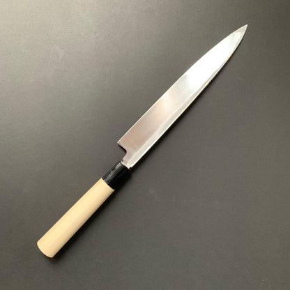 Yanagiba Knife, Shirogami 2 Carbon Steel, Iron Clad, Polished Finish - Ittetsu