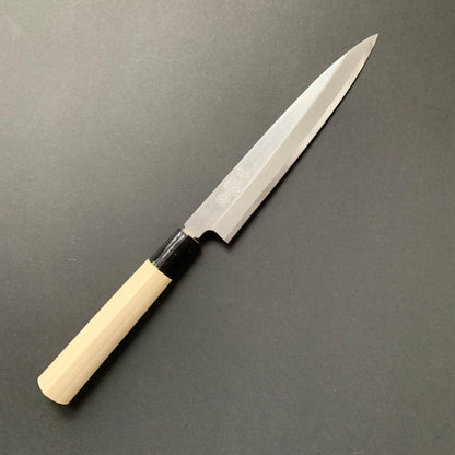 Yanagiba Knife, Shirogami 2 Carbon Steel, Iron Clad, Polished Finish - Ittetsu