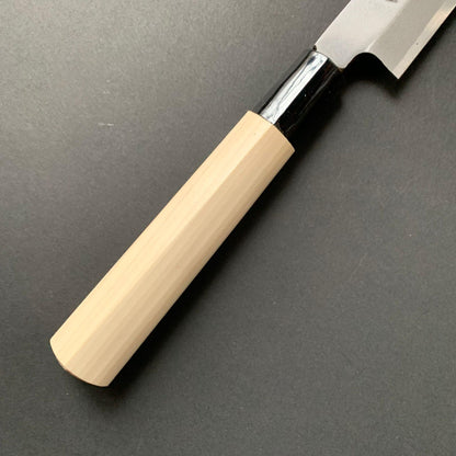 Yanagiba Knife, Shirogami 2 Carbon Steel, Iron Clad, Polished Finish - Ittetsu