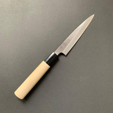 Kaisaki Knife, Stamped Shirogami 2 Carbon Steel, Iron Clad, Polished Finish - Ittetsu