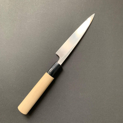 Kaisaki Knife, Stamped Shirogami 2 Carbon Steel, Iron Clad, Polished Finish - Ittetsu