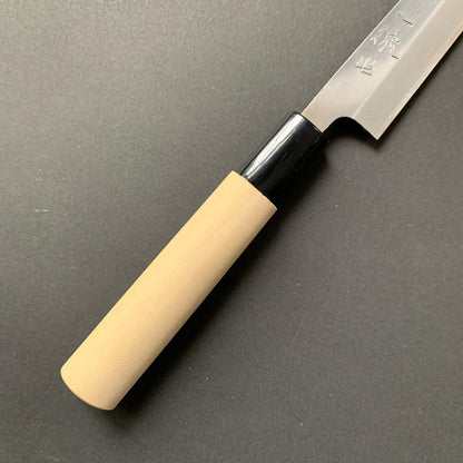 Kaisaki Knife, Stamped Shirogami 2 Carbon Steel, Iron Clad, Polished Finish - Ittetsu