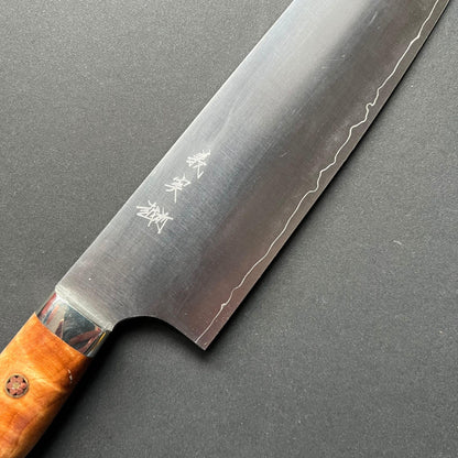 Bunka knife, SG2 Powder Steel, Western style Maple wood handle, Polished finish - Kato