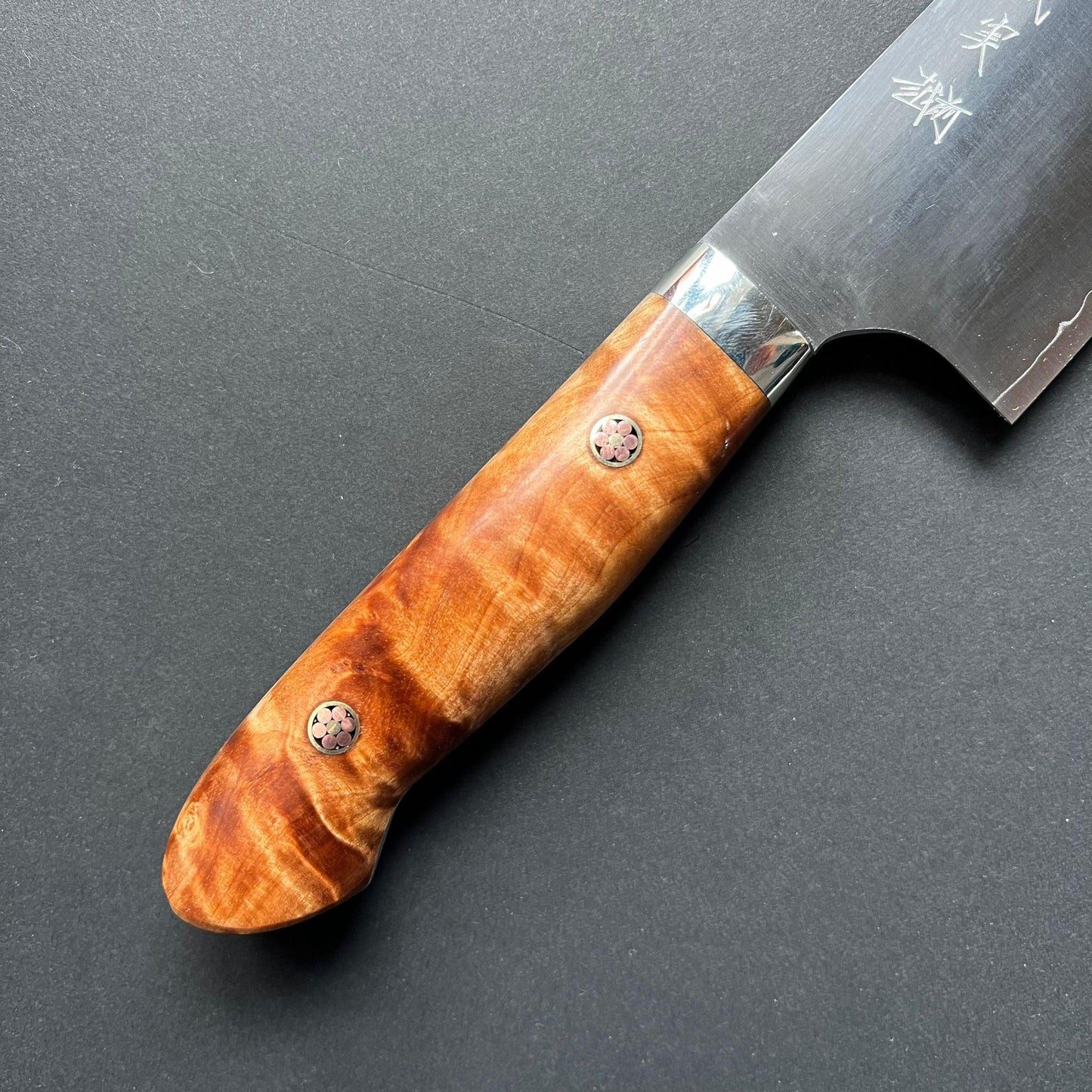 Bunka knife, SG2 Powder Steel, Western style Maple wood handle, Polished finish - Kato