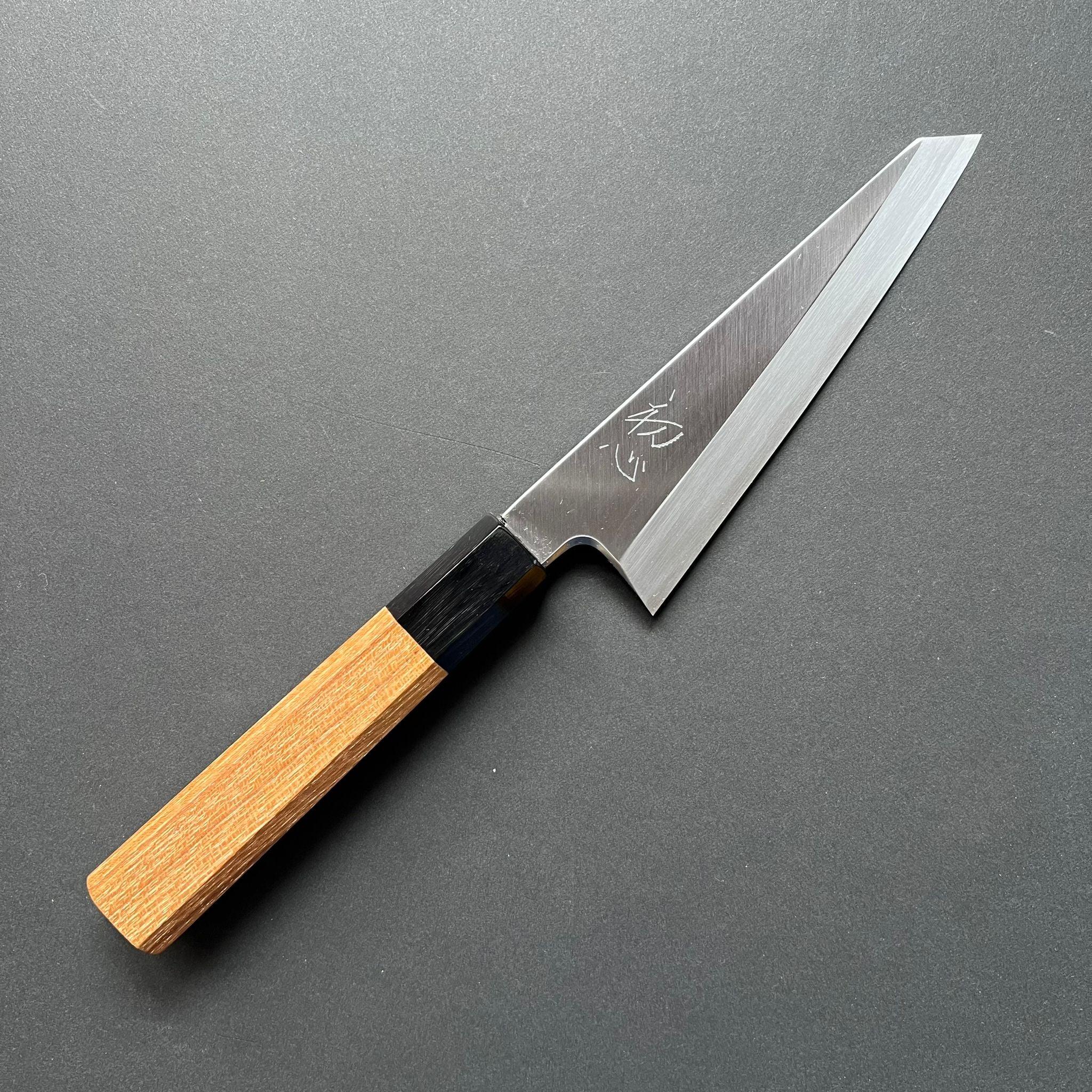 Honesuki knife, Single Beveled, Shirogami 2, polished finish - Hatsukokoro Shirasagi