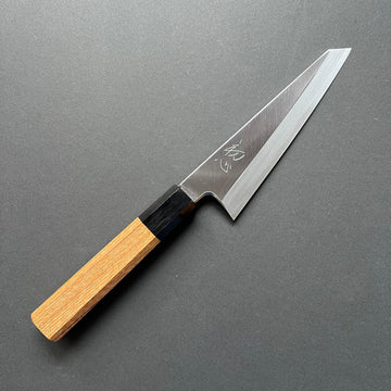 Honesuki knife, Single Beveled, Shirogami 2, polished finish - Hatsukokoro Shirasagi