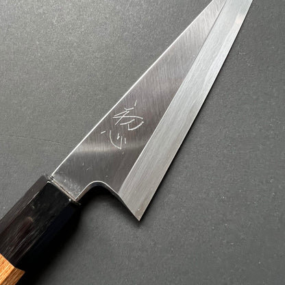 Honesuki knife, Single Beveled, Shirogami 2, polished finish - Hatsukokoro Shirasagi